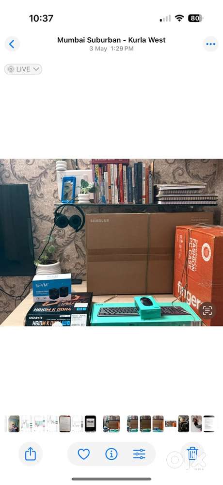 SAMSUNG MONITOR, WITH i3 intel PC N KEYBOARD MOUSE PLUS SPEAKER
