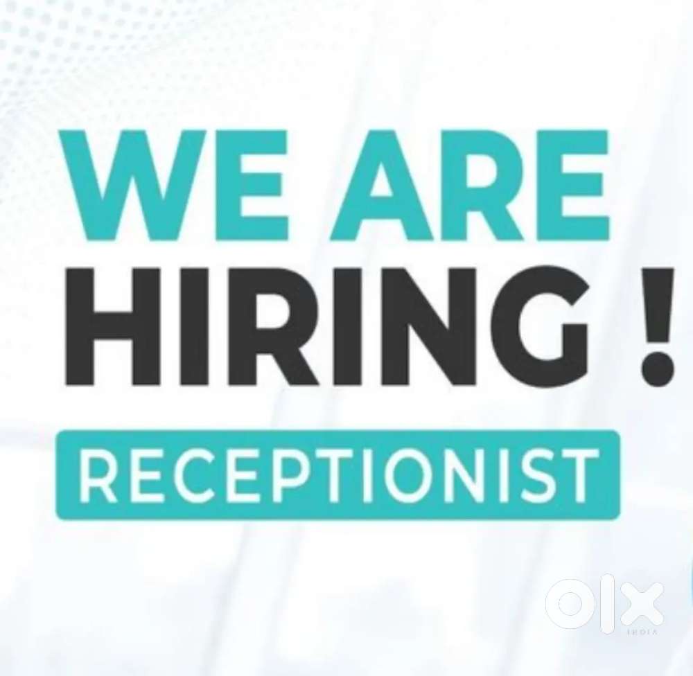 Receptionist job for girls Time 12 to 8
