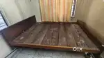 Authentic 35-Year-Old Teak Wood Bed–Great Quality!