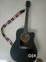 Westood guitar with tuner and Yamaha bag and vault amplifier