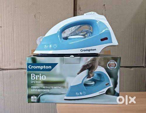 Brand New Crompton 1000Watts Dry Iron 2 Years Warranty MRP-1199.