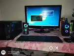Dextop 4 gb ram , 2 gb graphic card , dual core processor .