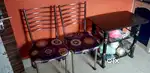 I am selling Two Steel Chair and one Table