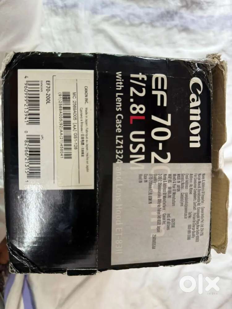Canon EF 70-200 MM f/2.8L USM