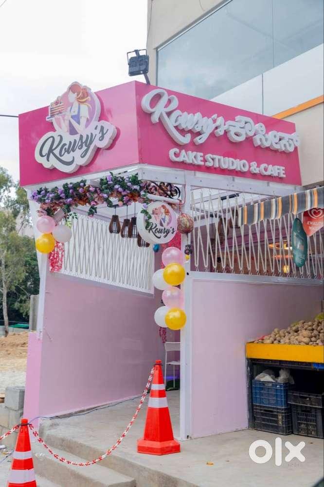 Instagram Style Cake Studio & Cafe for Sale