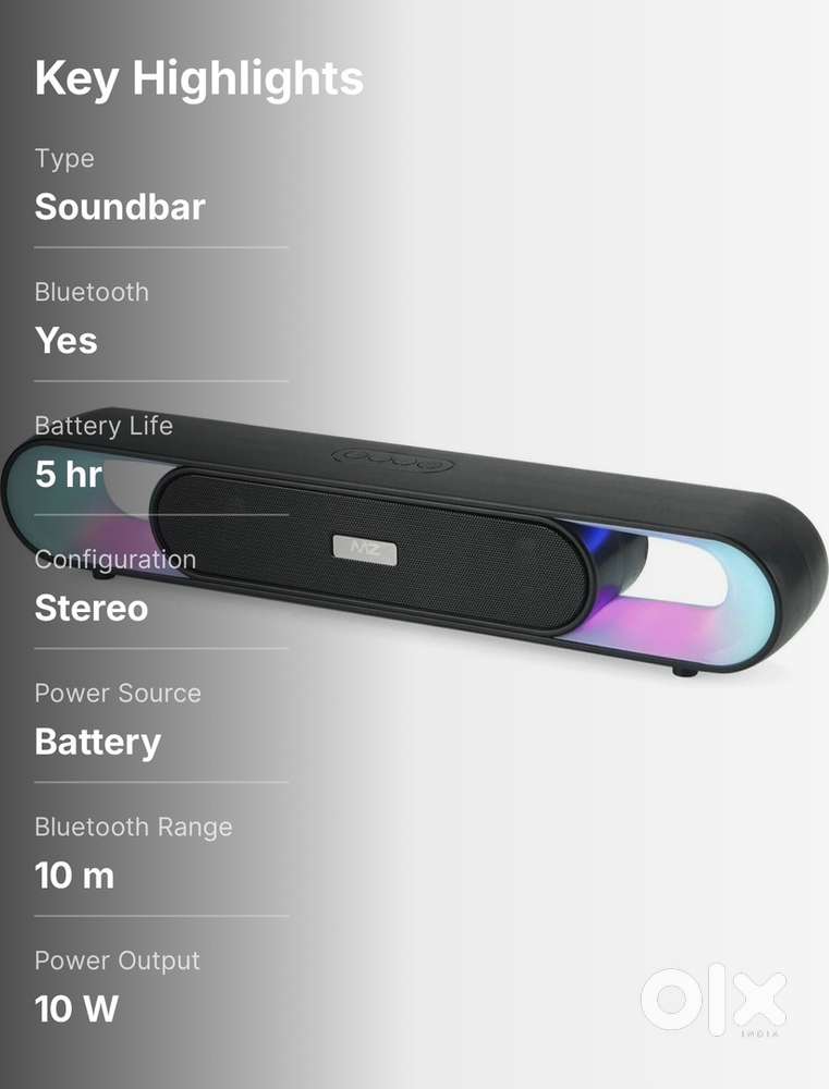 MZ home tv soundbar