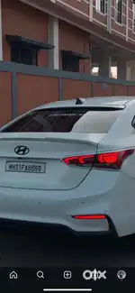 Hyundai Verna lip and roof spoiler