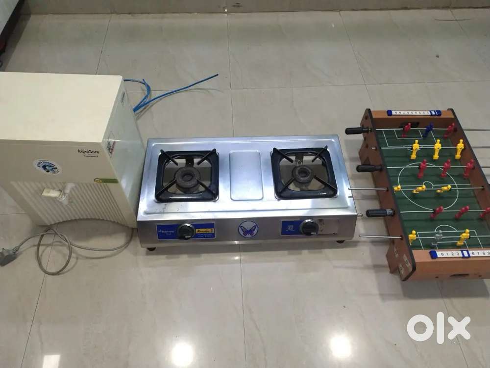 Aquasure RO, Butterfly Gas stove, Game