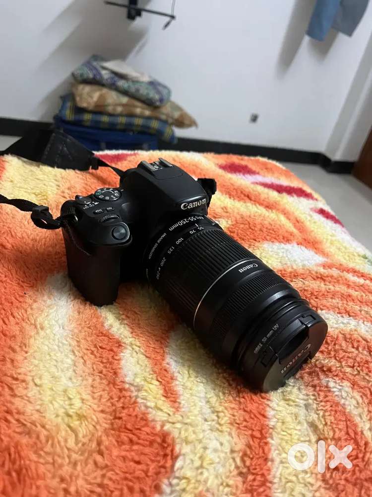 Canon 200 d cam with 2 lens and new bag