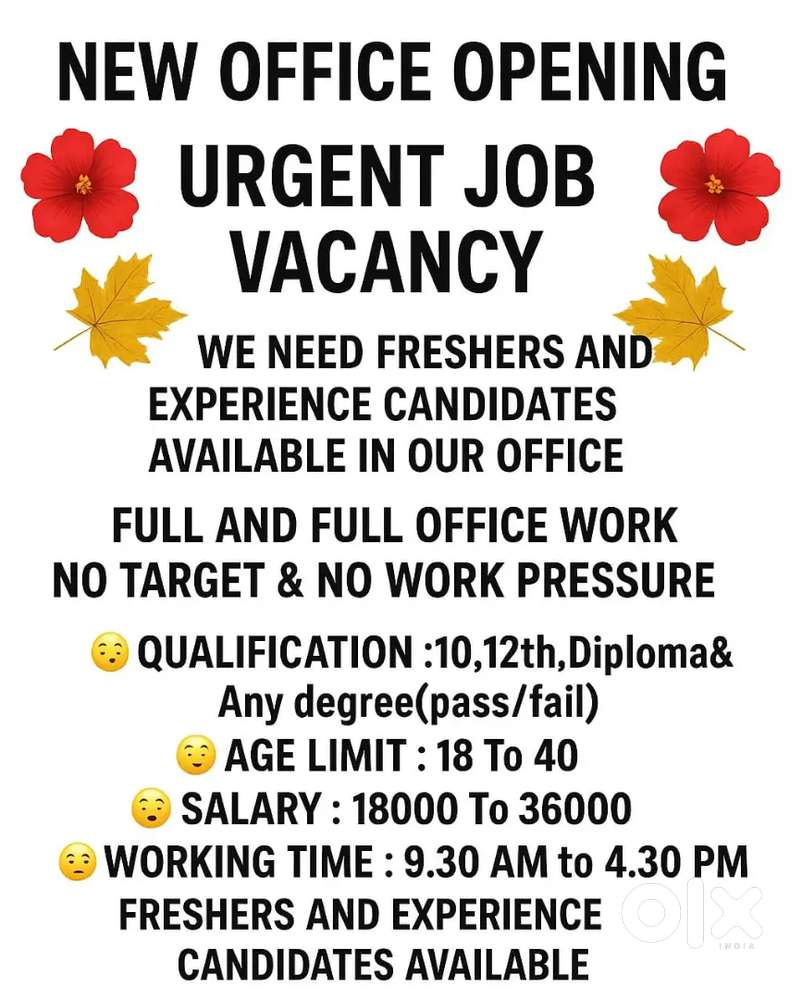 PERMANENT JOB VECANCY