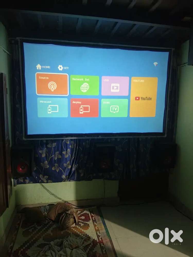 projector and sound system
