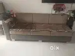 Sofa (cushioned with covers)