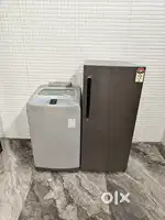91# 6162 Haier single door and Samsung topload washing machine