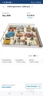 Landlord share available in sas iwa puppalaguda 100% Payment
