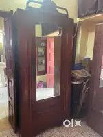 Antique Solid Teak Wooden Almirah with hidden locker