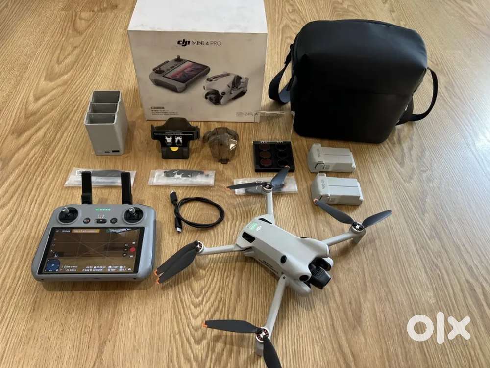 DJI Mini 4 Pro Fly More Combo Camera Drone (with RC 2 Remote)
