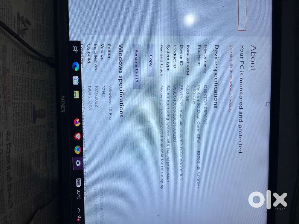 Dual core CPU