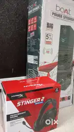 HyperX Stinger 2 Headphone with Mic boAt Tower speaker  Combo offer