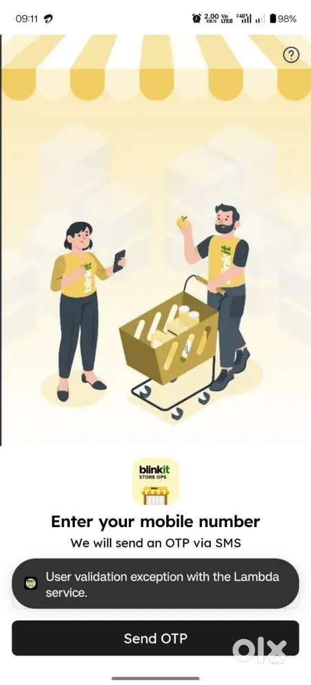 Blinkit Store Work only for boys Vijayawada currency Nagar