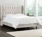 New brand full cushions queen size luxury design bed with storage faci