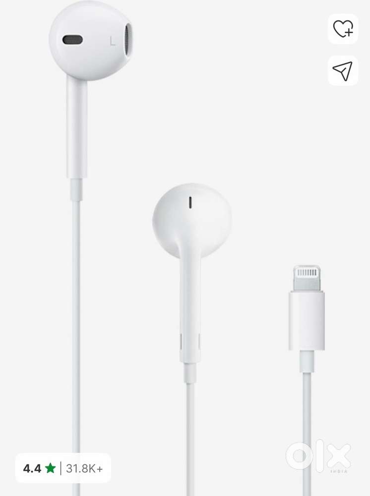 Apple original lightning earphones