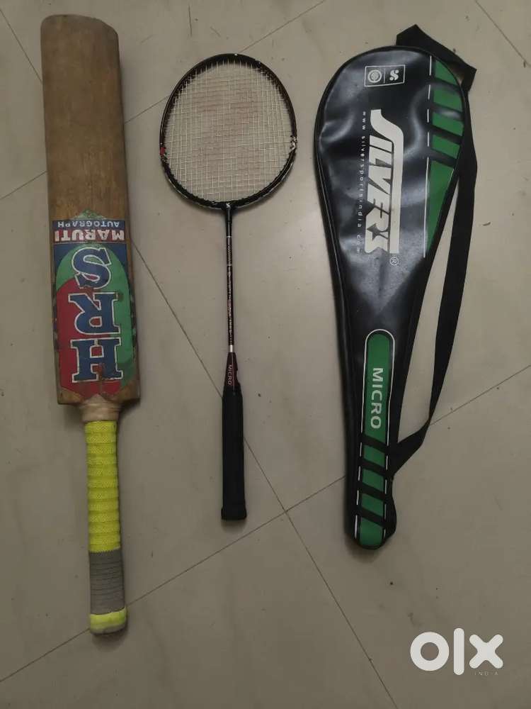 01 Shuttle bat & 01 Hard Tennis Cricket bat