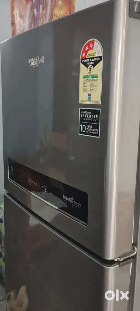 Whirlpool 265L Frost Free Double Door Refrigerator Excellent Condition