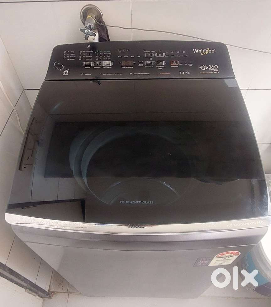 Whirlpool fully automatic top load washing machine with heater