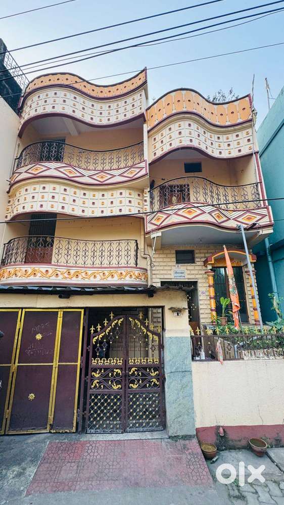 4 BHK Double-Story House with Garage, Marble Flooring & Water Setup