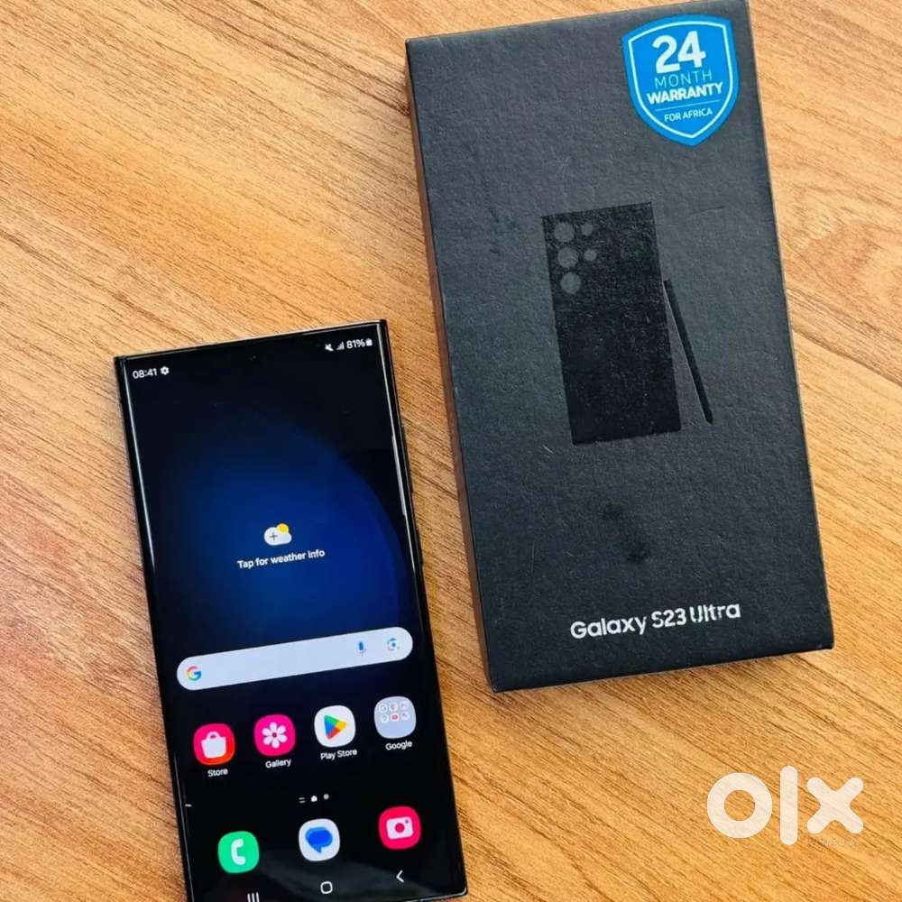 Samsung galaxy S23 ultra 5G 12/256gb black colour 12 month used mobile