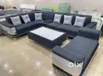 Double bag l shape sofa set in 5 seater starf furniture