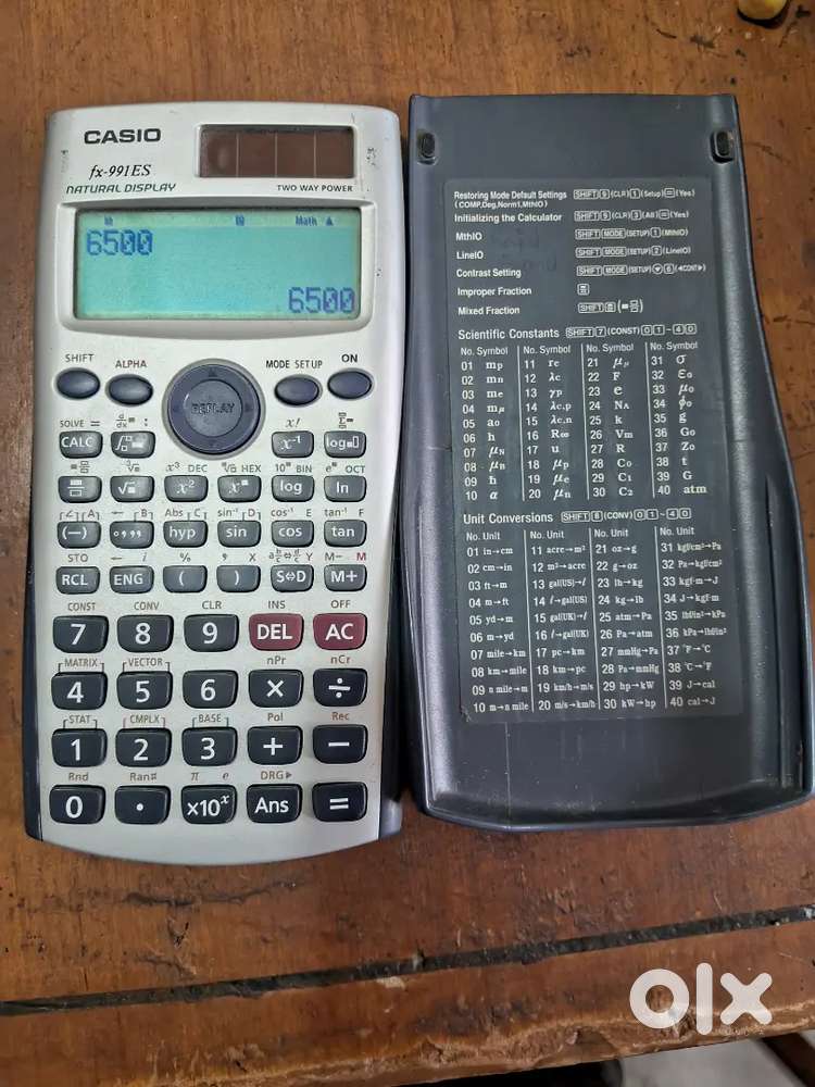 Scientific calculator = Casio_fx991ES