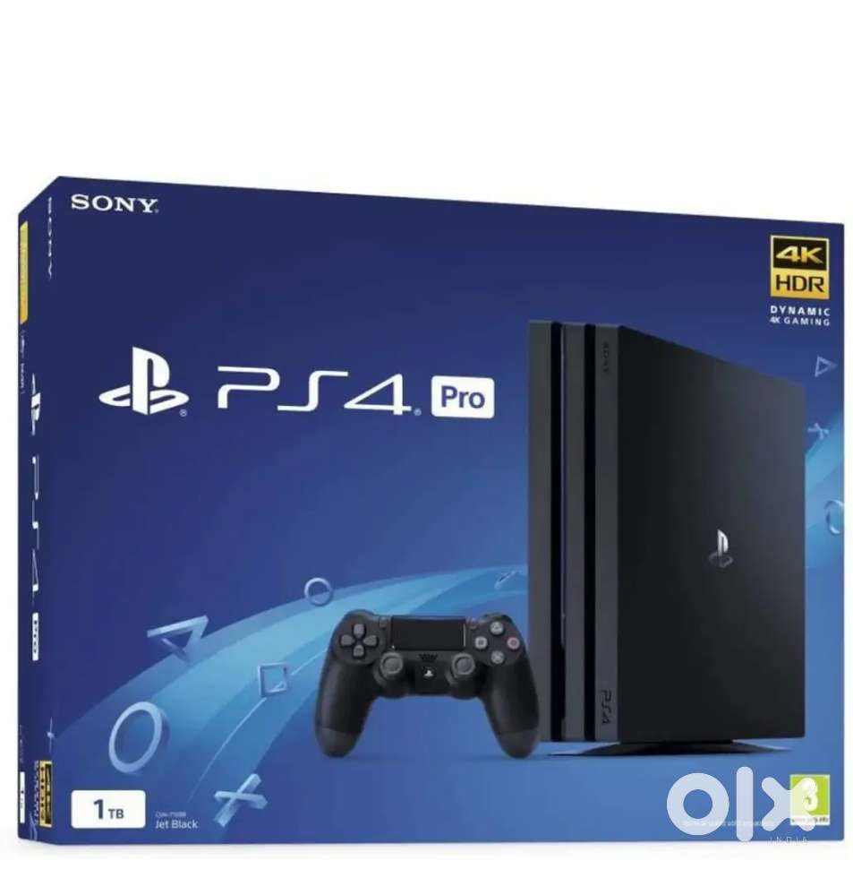 Ps4 pro 1tb with 4 game disk