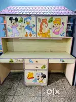 Cartoon Themed Kids Study Table: Colorful and Spacious