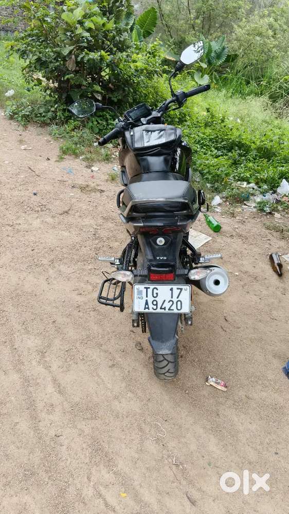 TVS rider  black color