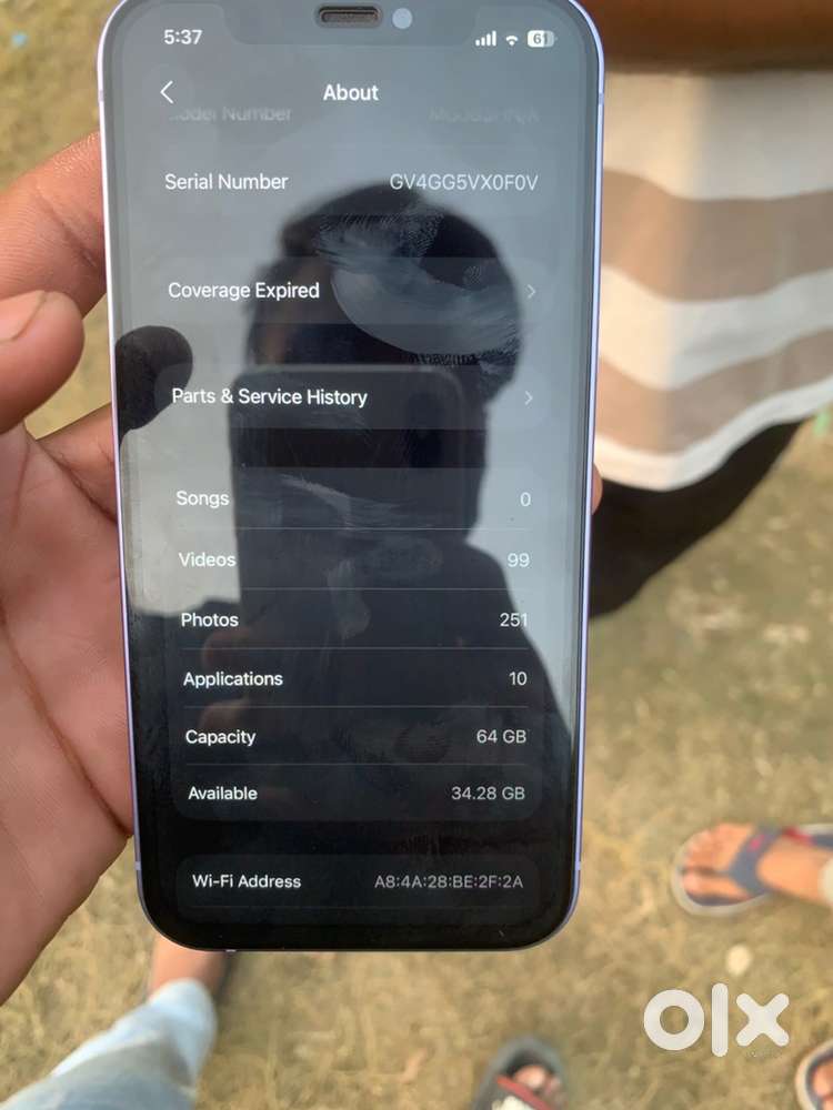 I phone 12  64 gb m hai foldar chanj h