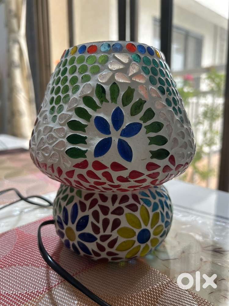 Mosaic style lamps set of 2