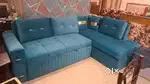 New brand l sofa cum bed hydraulic system