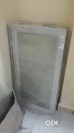 Door glass and granite and window frame