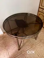 Dinner glass table