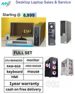 New Full Set  CPU - i5 Process  HDMI  Starting @ 8,999