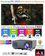 Multimedia Projector HD Smart Projector with 100inch Screen FREE