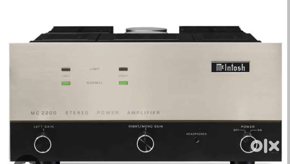 Mcintosh-stereo power amplifier/preamplifier
