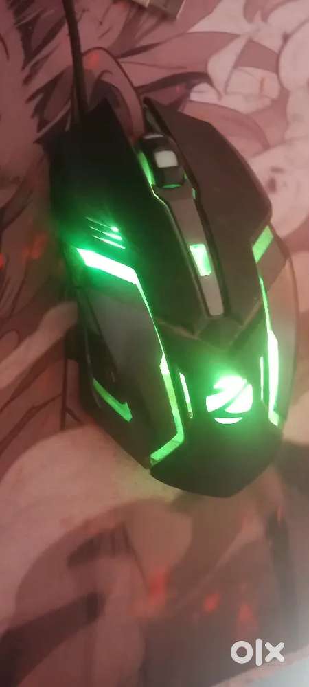 Old gaming mouse with RGB