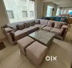 Premium quality L shape sofa set available in starf premium furniture