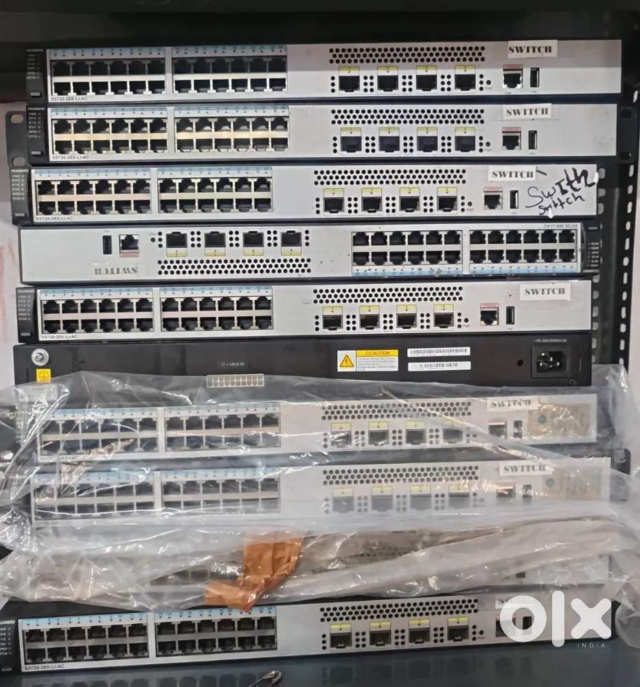 Cisco, Huawei switches and routers available for sales and rentals