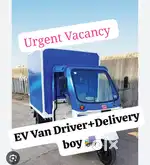 (Tangra) EV Van Driver+ delivery boy