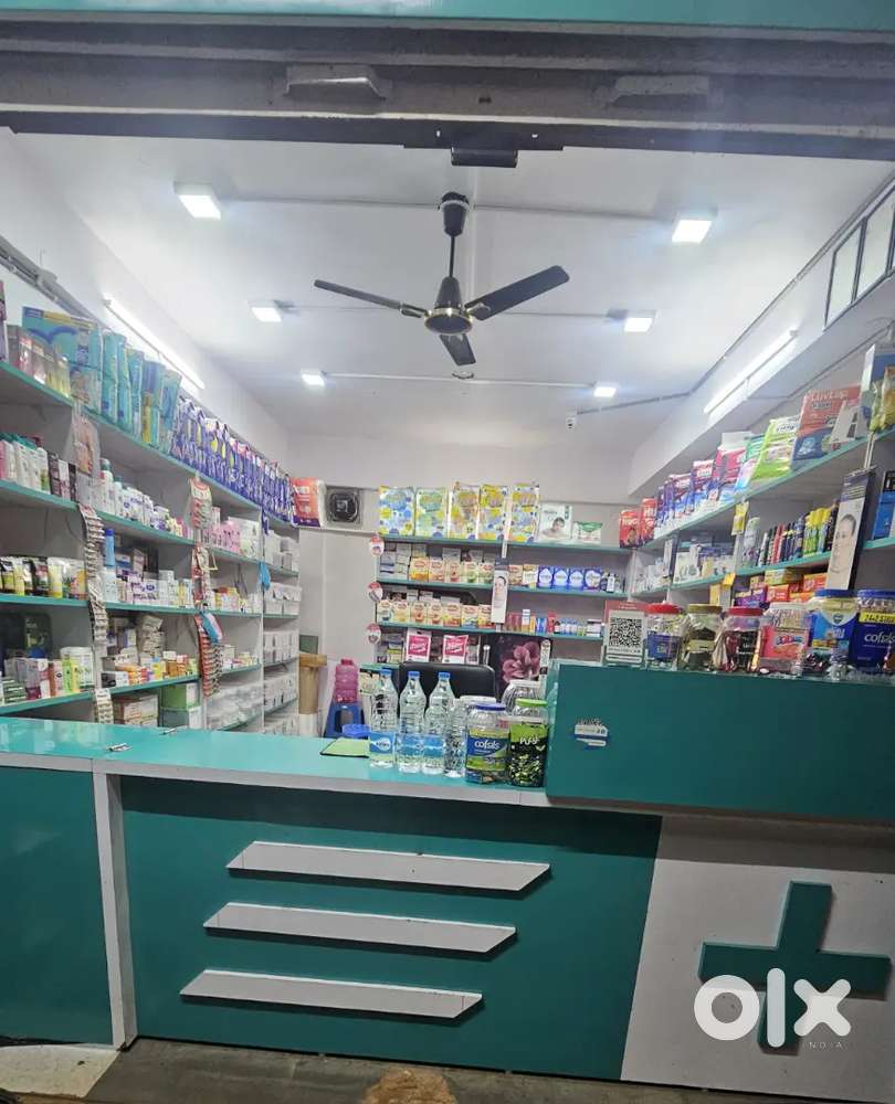 Ready to move furnished  set up pharmacy (medical store) and clinic.