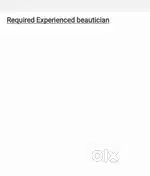 Urgently required experienced beautician in Sreekariyam