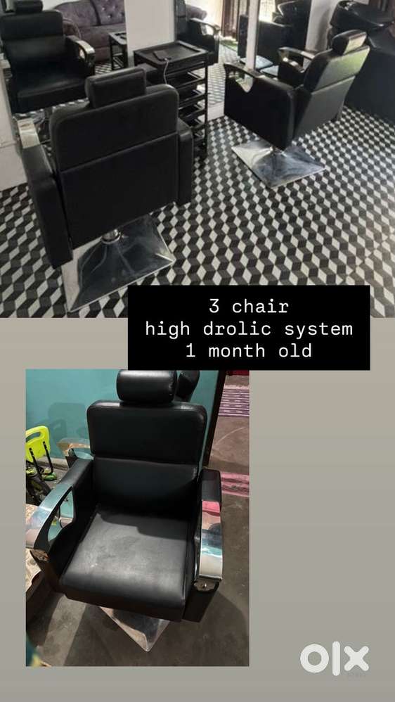 3 chair 1 shampoo station